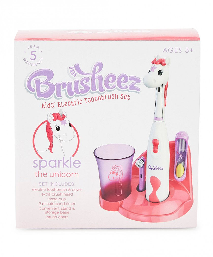 Unicorn Brusheez Kid's Electric Toothbrush Set Just $19 @ Amazon