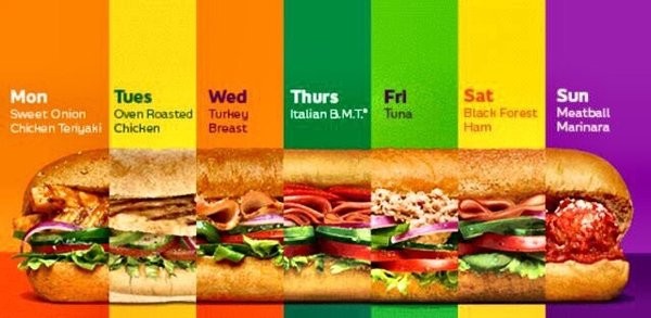 Subway Sub Of The Day: Daily Specials & Sandwich Guide (2019)