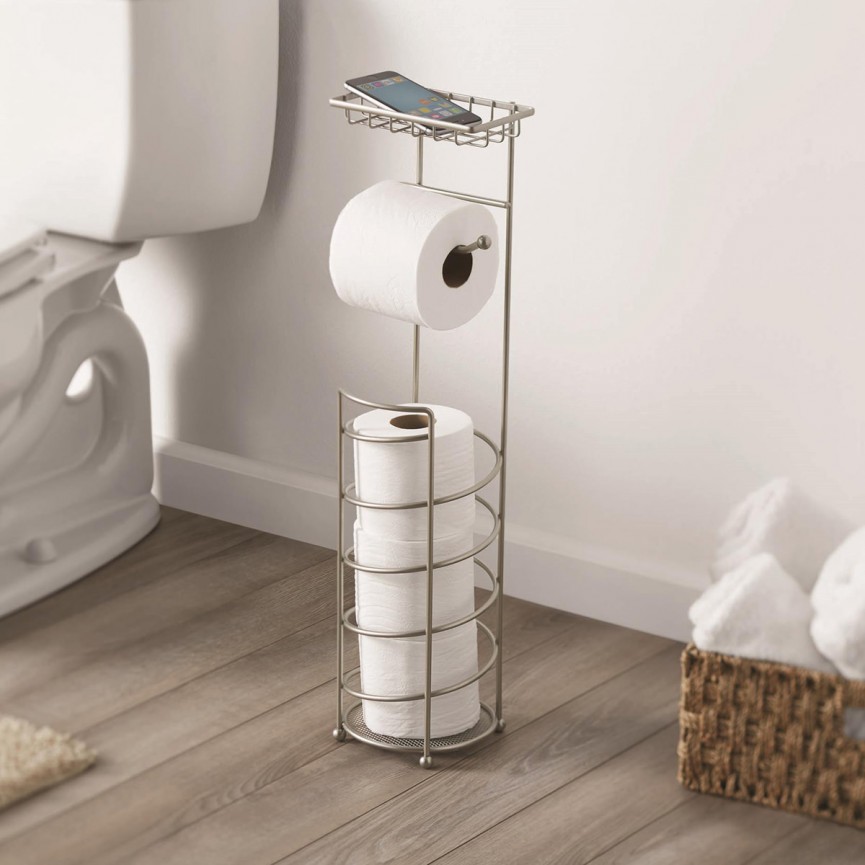 Toilet Roll Stand With Phone Holder $12.69 @ Walmart