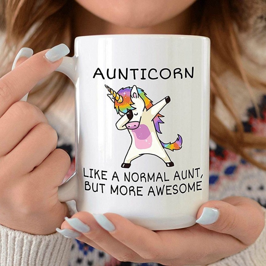 Check Out The Auntiecorn Coffee Mug @ Amazon