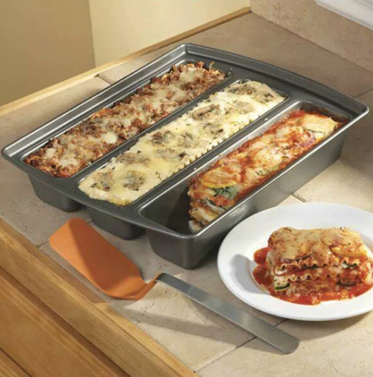 This Trio Lasagna Pan Will Take Holiday Cooking To The Next Level