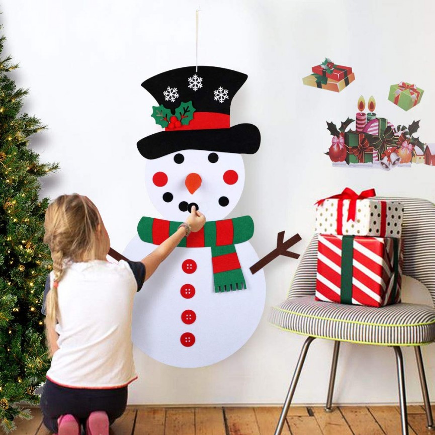 Felt Christmas Trees Are Such A Fun Christmas Activity for Kids 