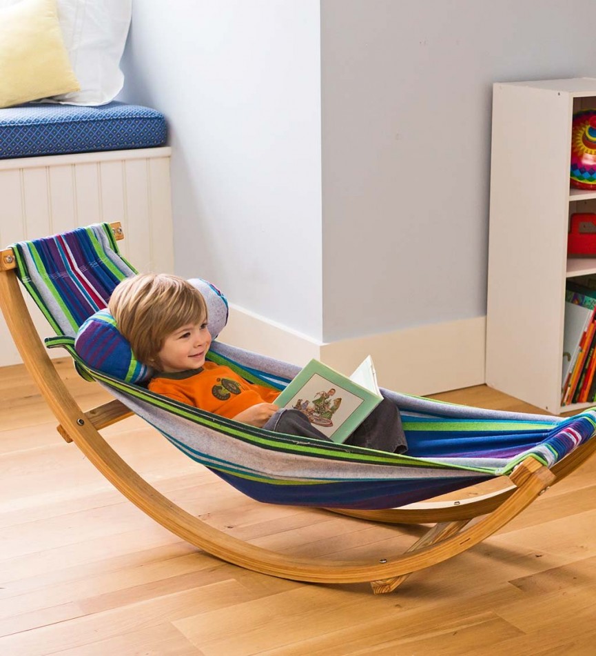 The Magic Cabin Kids Rocking Hammock Looks Like The Perfect Spot To Relax