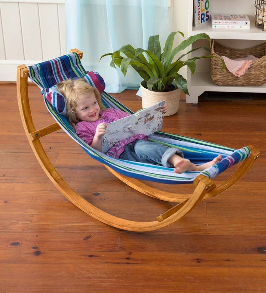 The Magic Cabin Kids Rocking Hammock Looks Like The Perfect Spot To Relax