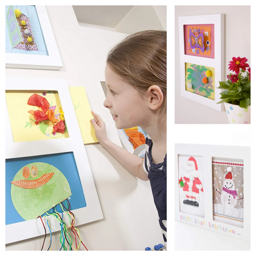 These Children's Artwork Frames by The Articulate Gallery Are Genius