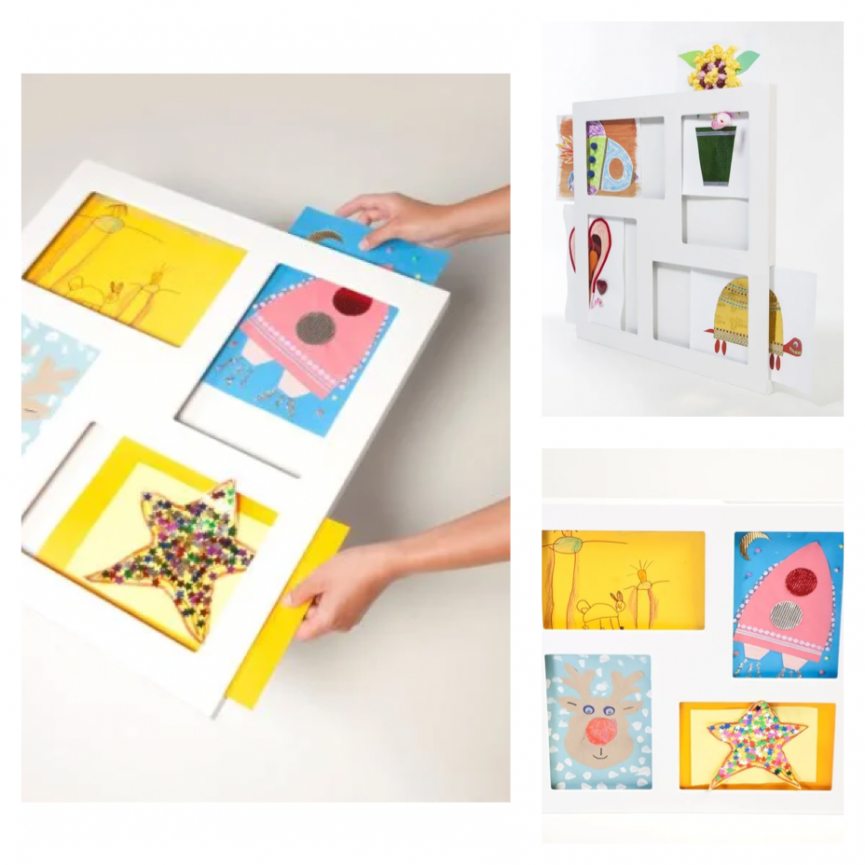 These Children's Artwork Frames by The Articulate Gallery Are Genius