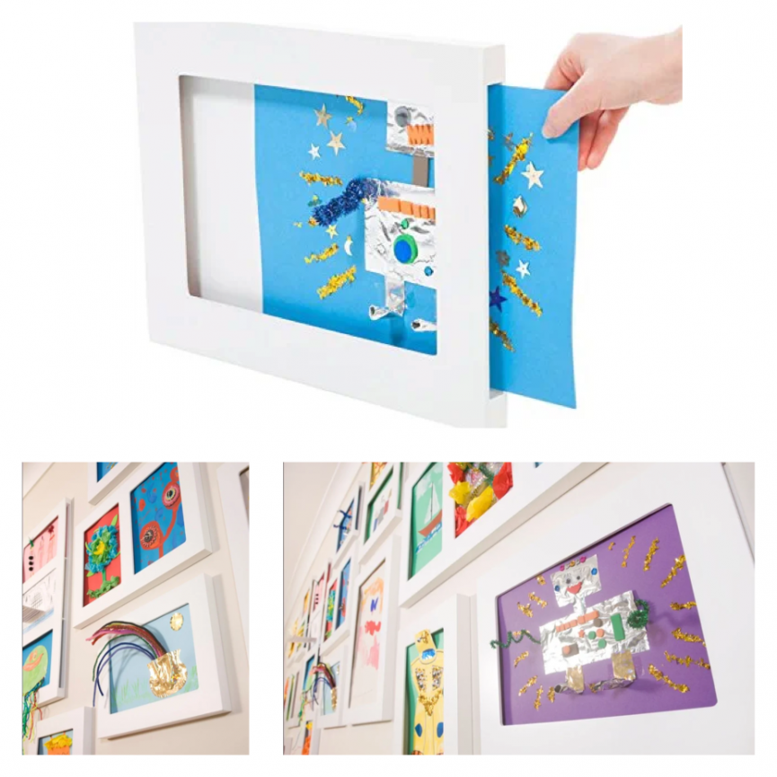 These Children's Artwork Frames by The Articulate Gallery Are Genius