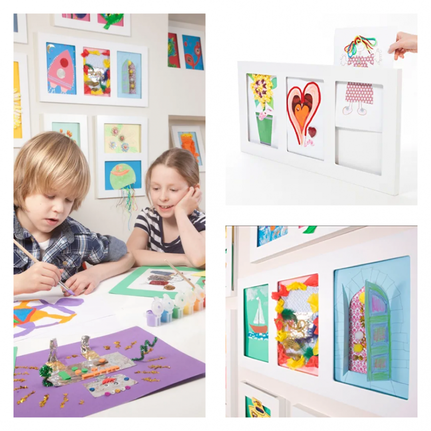 These Children's Artwork Frames by The Articulate Gallery Are Genius