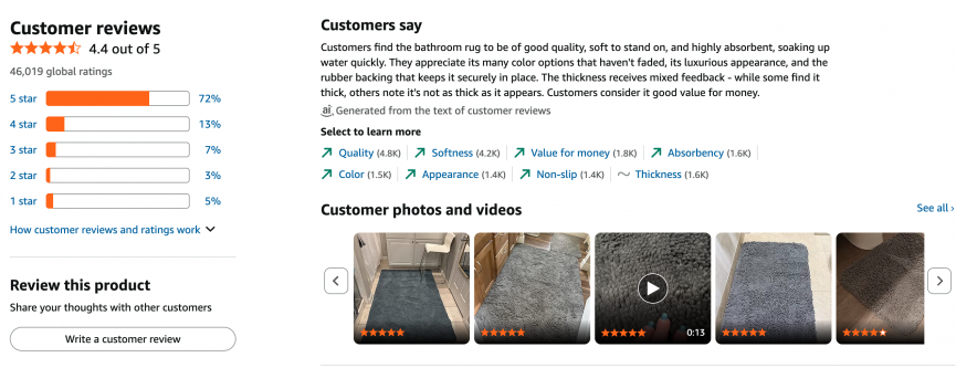 Bathroom Rugs 30x20 down to $9 and change