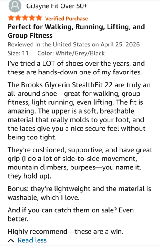 These Brooks Glycerin 22s Feel Like Walking on Clouds — Now 40% OFF